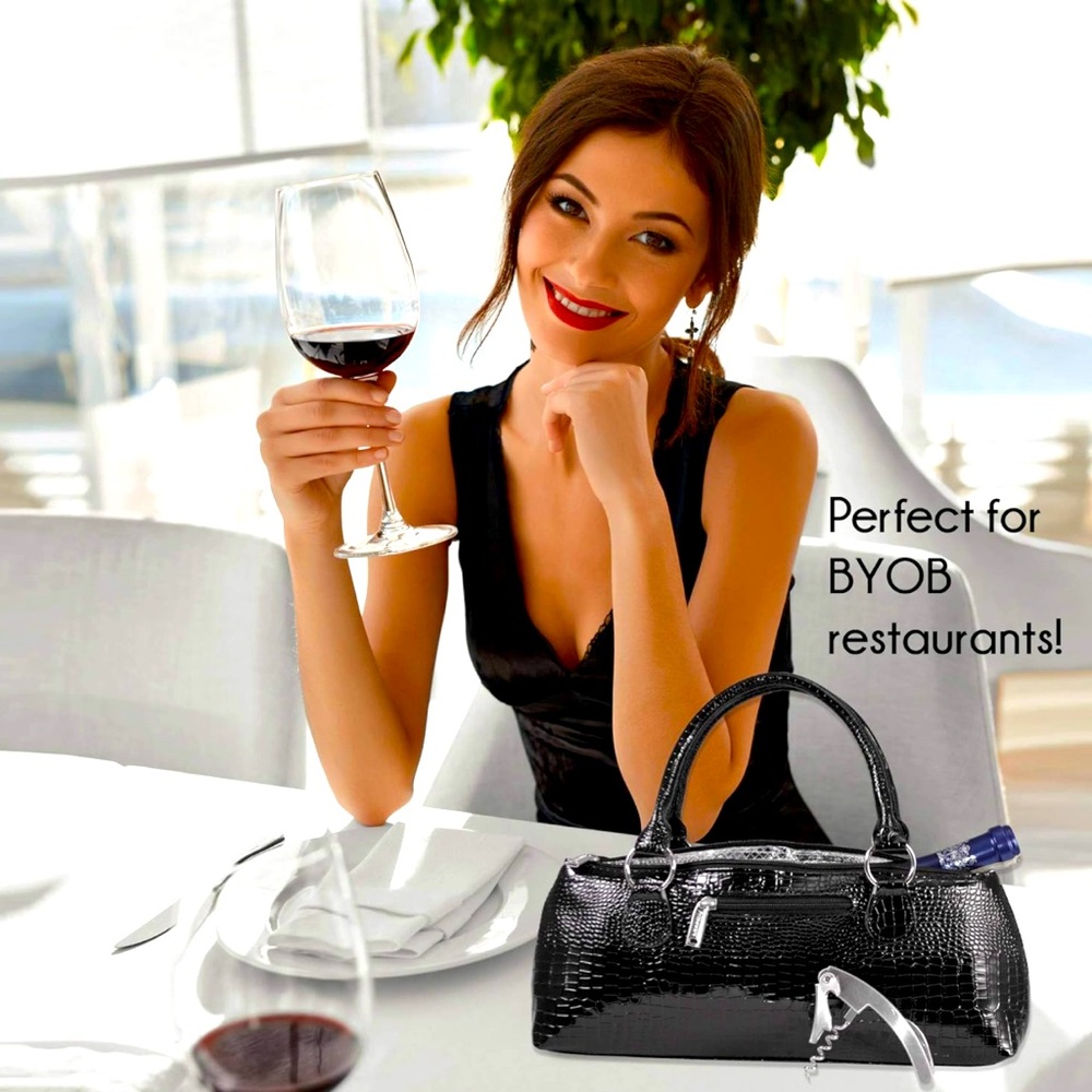 Primeware Wine Clutch Bag (thermal insulated) Classy yet Sassy